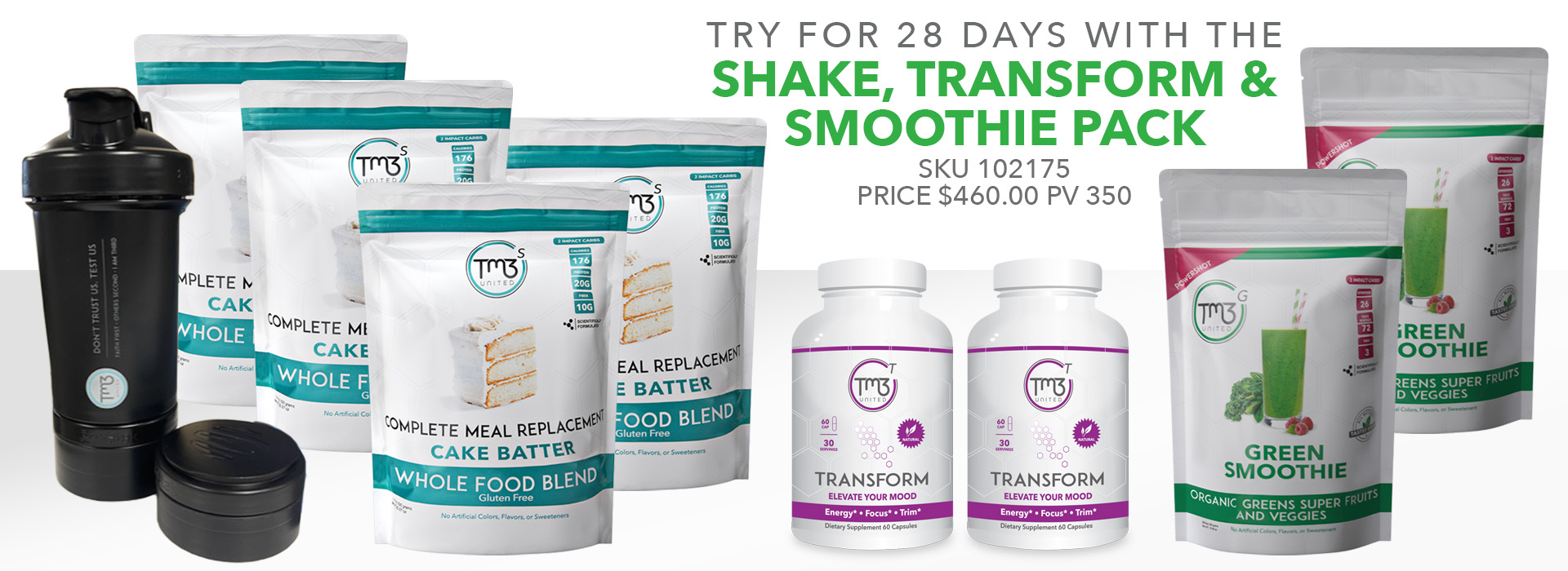 image:Shake, Transform & Smoothie Pack