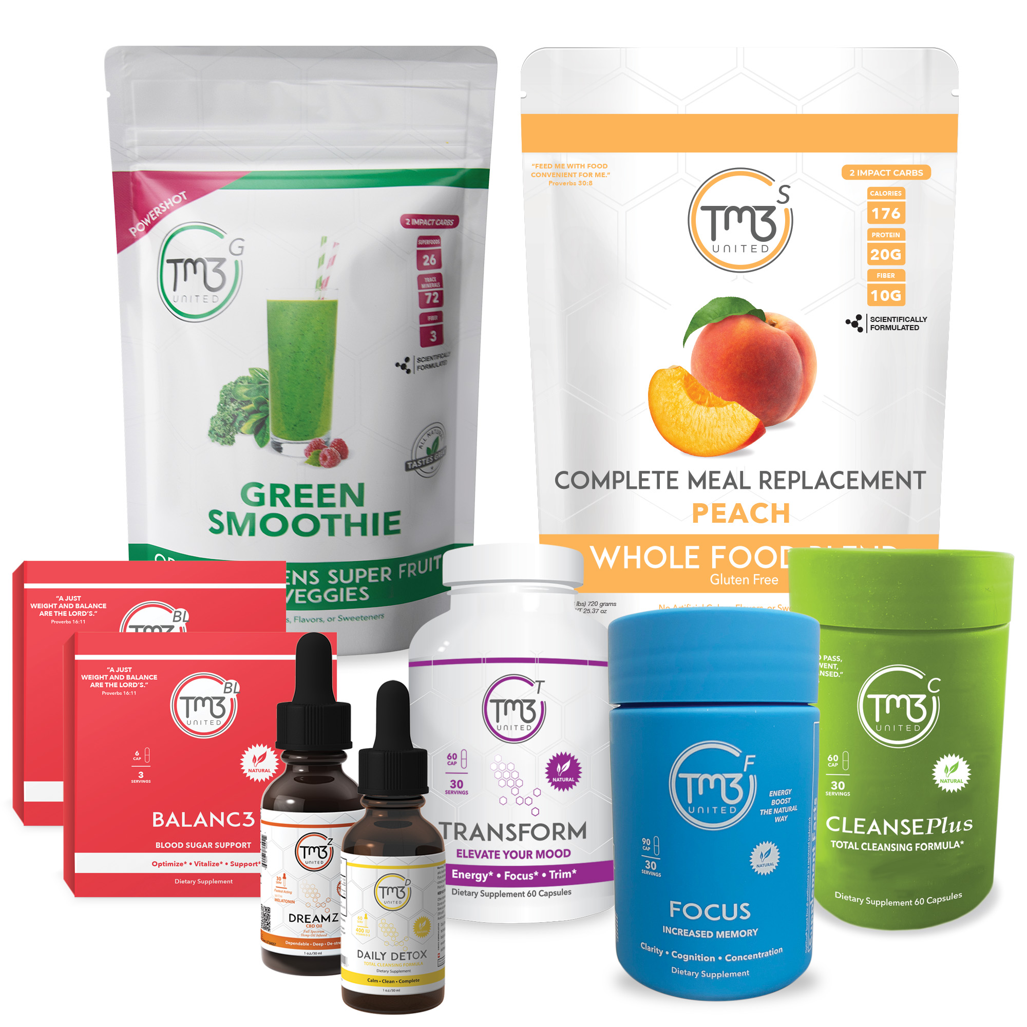 image:28 Day Detox Pack - Peach Meal Replacement Shake