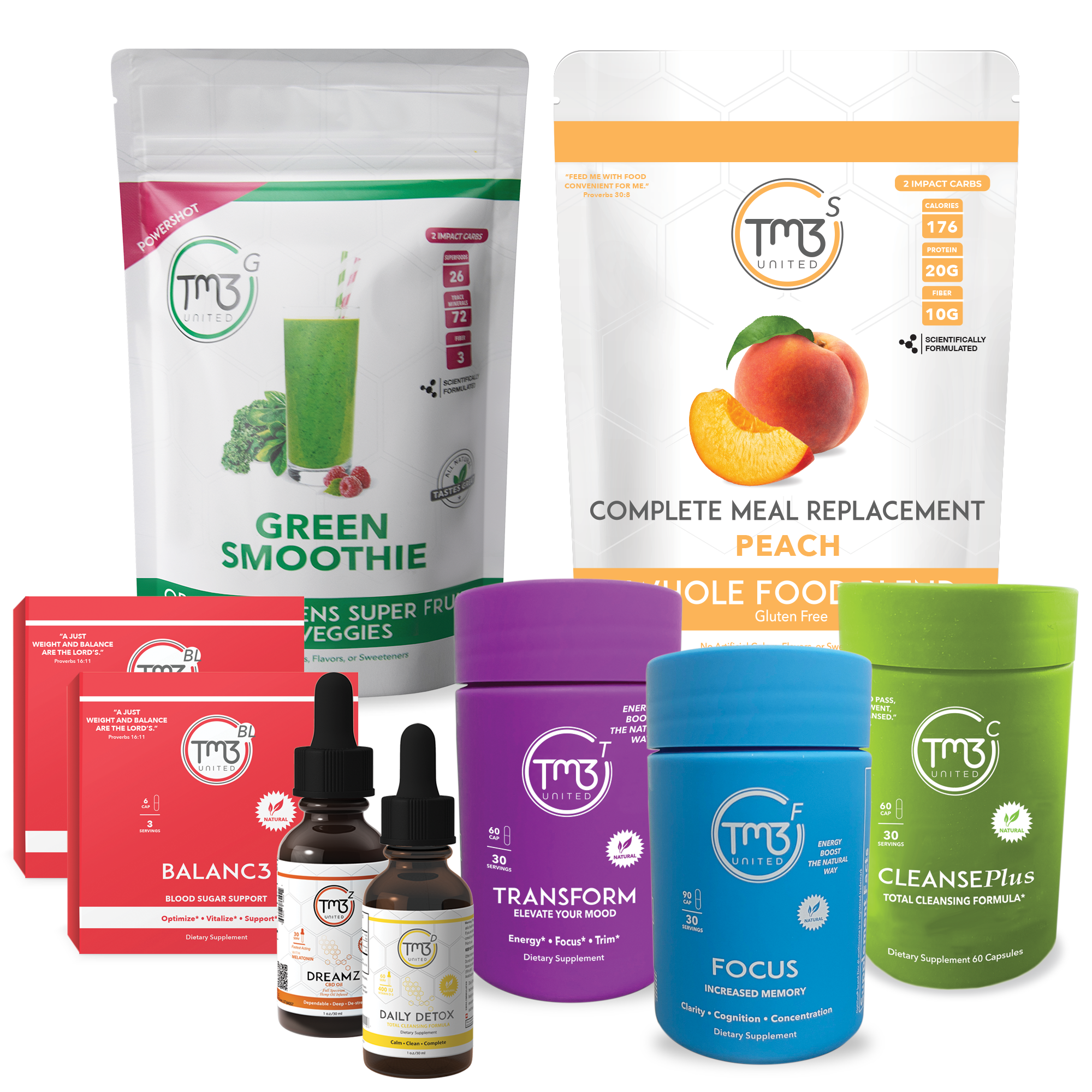 image:28 Day Detox Pack - Peach Meal Replacement Shake