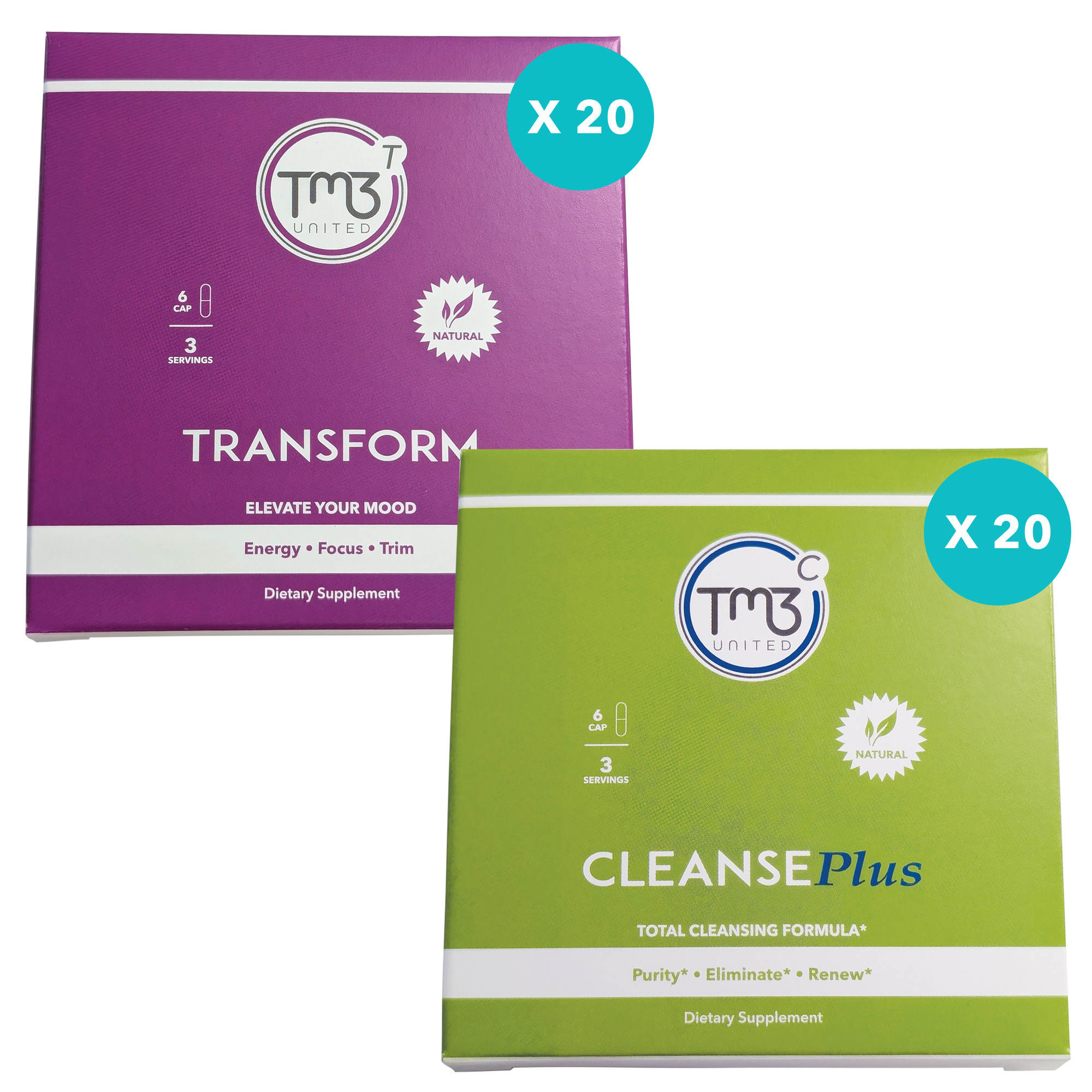 image:クレンズプラス+トランスフォームメガトラベルセット