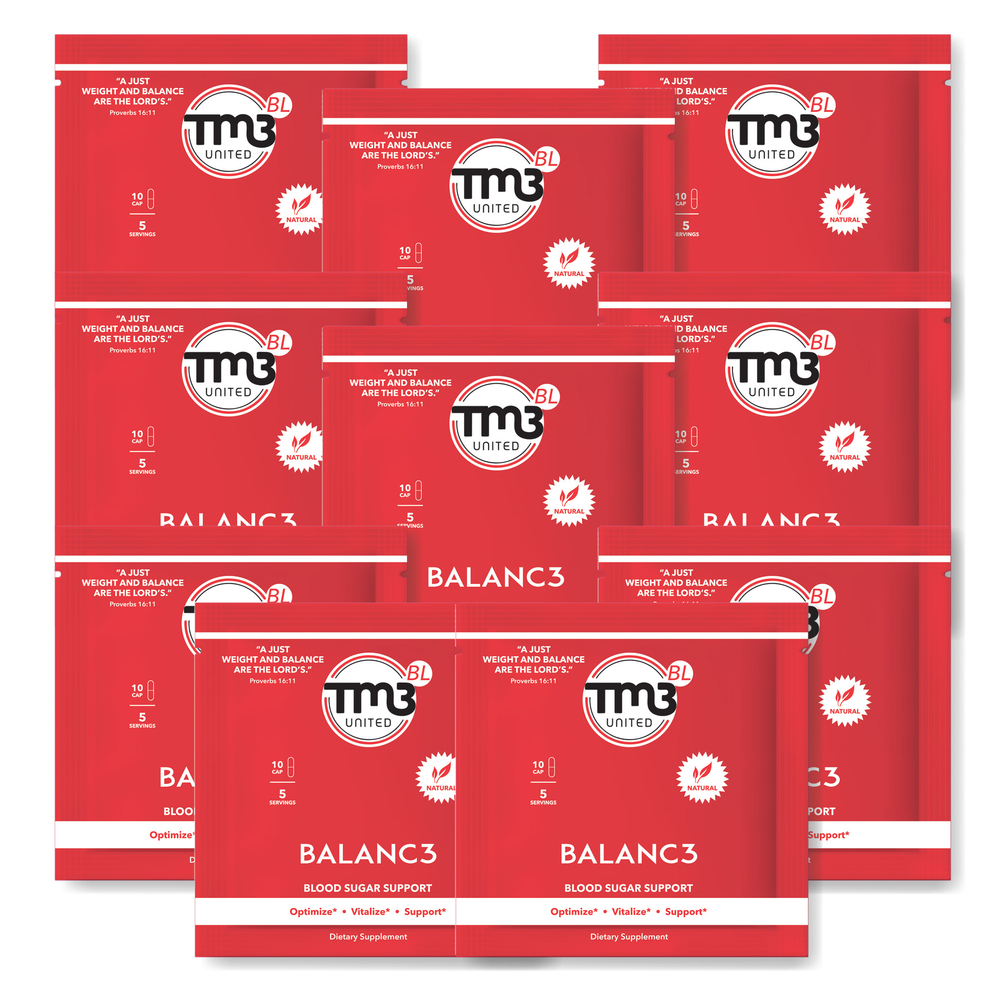 image:Balanc3 (Balance) 5 Day Sample x 10 (Multi Pack)