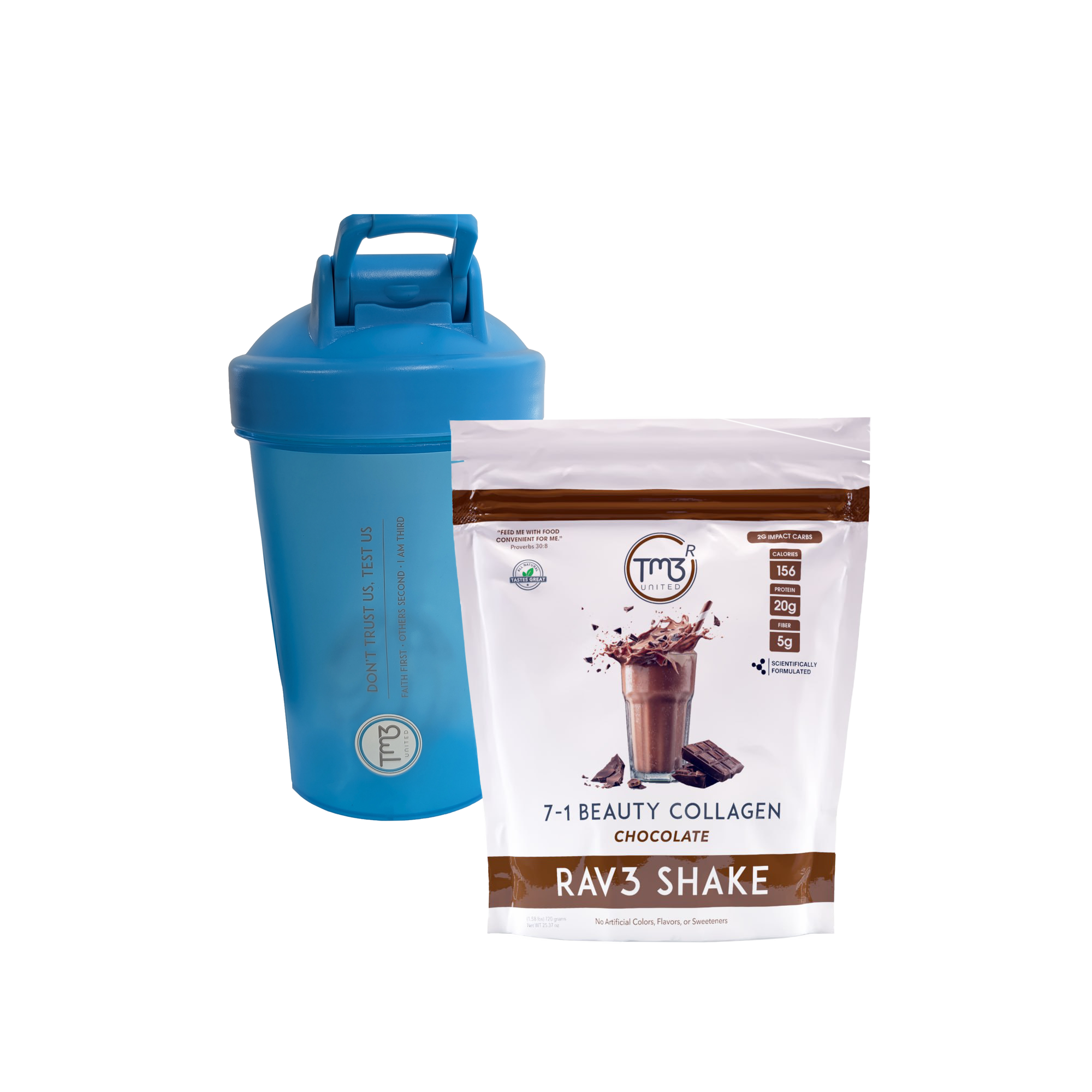 image:レーブ (RAV3) W/ シェーカーボトル (青)